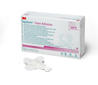 3M Tegaderm Foam Adhesive 6-9 x 6-9 cm (P-10) Schaumverband mit Kleberand unter Wundtherapie