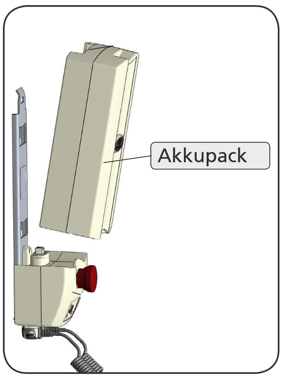 AKS Wechsel-Akkukasten für aks-wandladestation 89174- auch als Ersatz-Akku für aks-torneo II