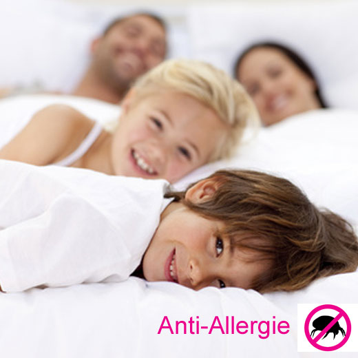 Anti-Allergie-Kissenbezug Comfort und Best- milbendicht- allergendicht- atmungsaktiv unter Allergiker Bettbezge