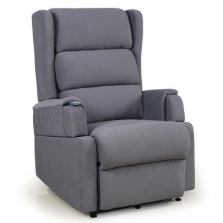 Aufstehsessel Canberra 2 Motoren Anthrazit Mikrofaser 