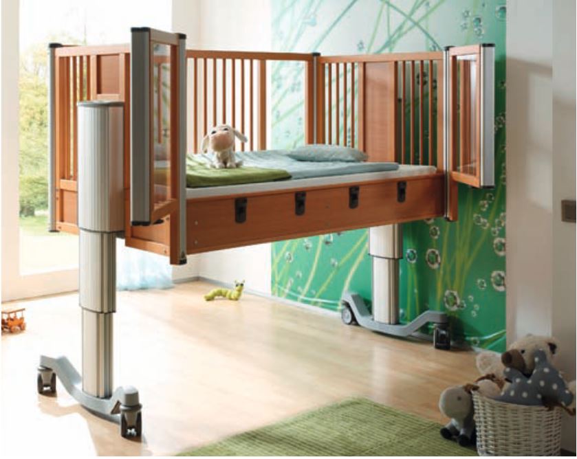 Bock Dino Kinderpflegebett- 90x170cm- kindgerechte Sicherheit und Wohnlichkeit