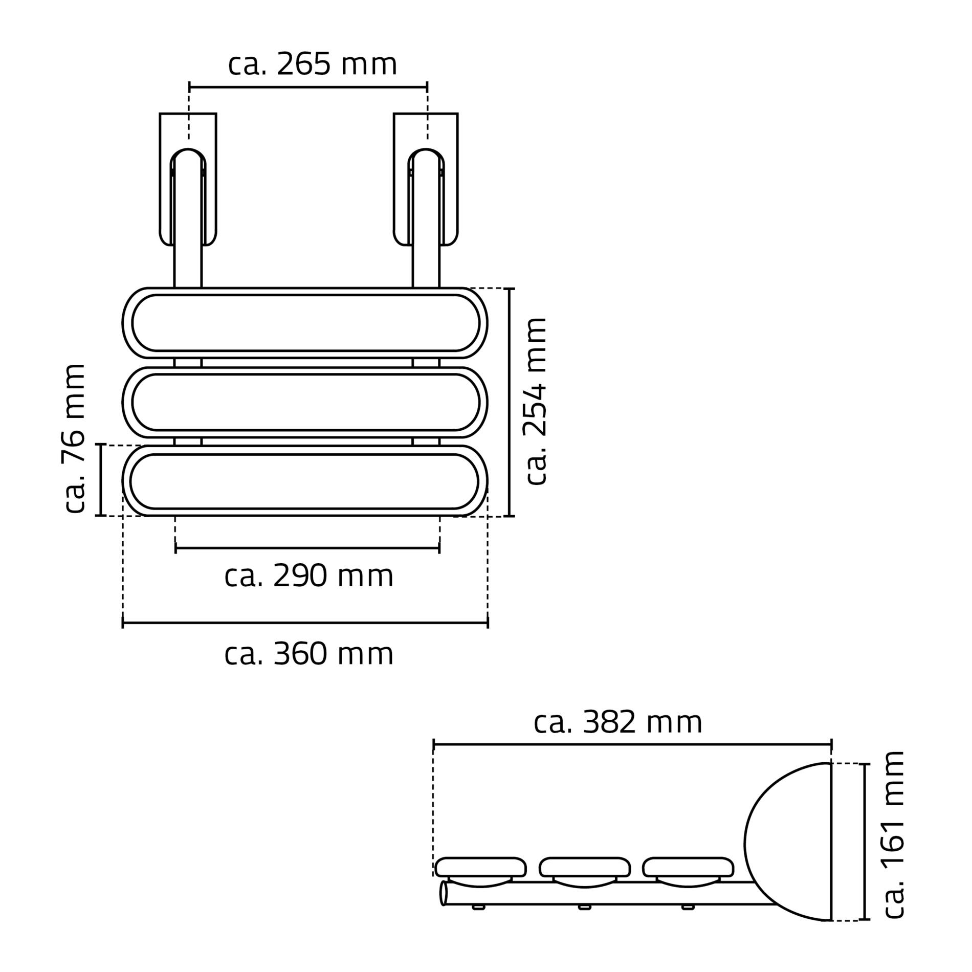 Duschklappsitz - Duschsitz Pro mit weisser Sitzflche bis 130 kg- sehr platzsparend