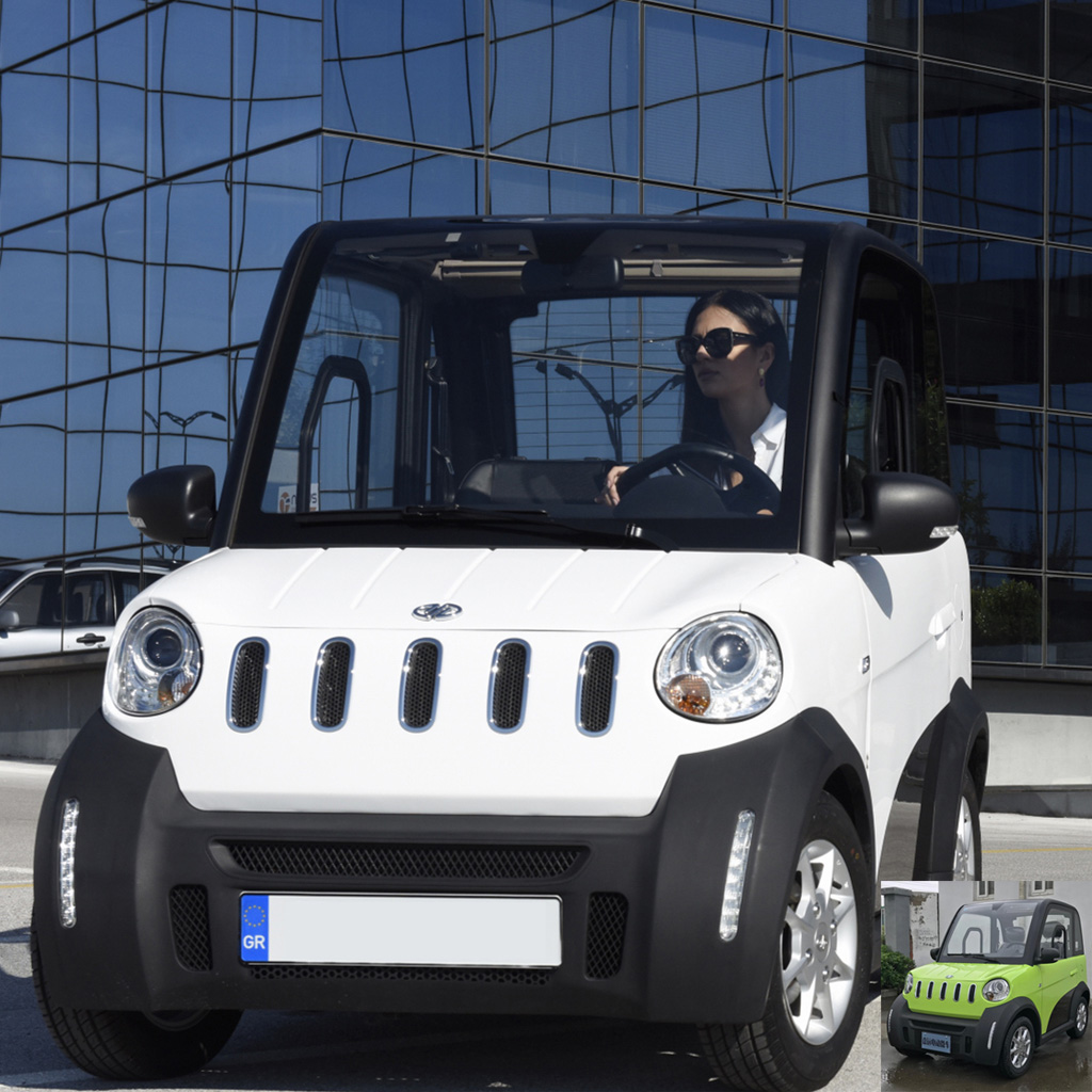 E-MICAN Leichtkraft-Elektrofahrzeug- 100- E-Auto- als 25- 45 oder 80 km-h Version- AGM oder Lithium Akku- Auto an jeder normalen Steckdose aufladbar unter Elektromobile & Scooter Shop