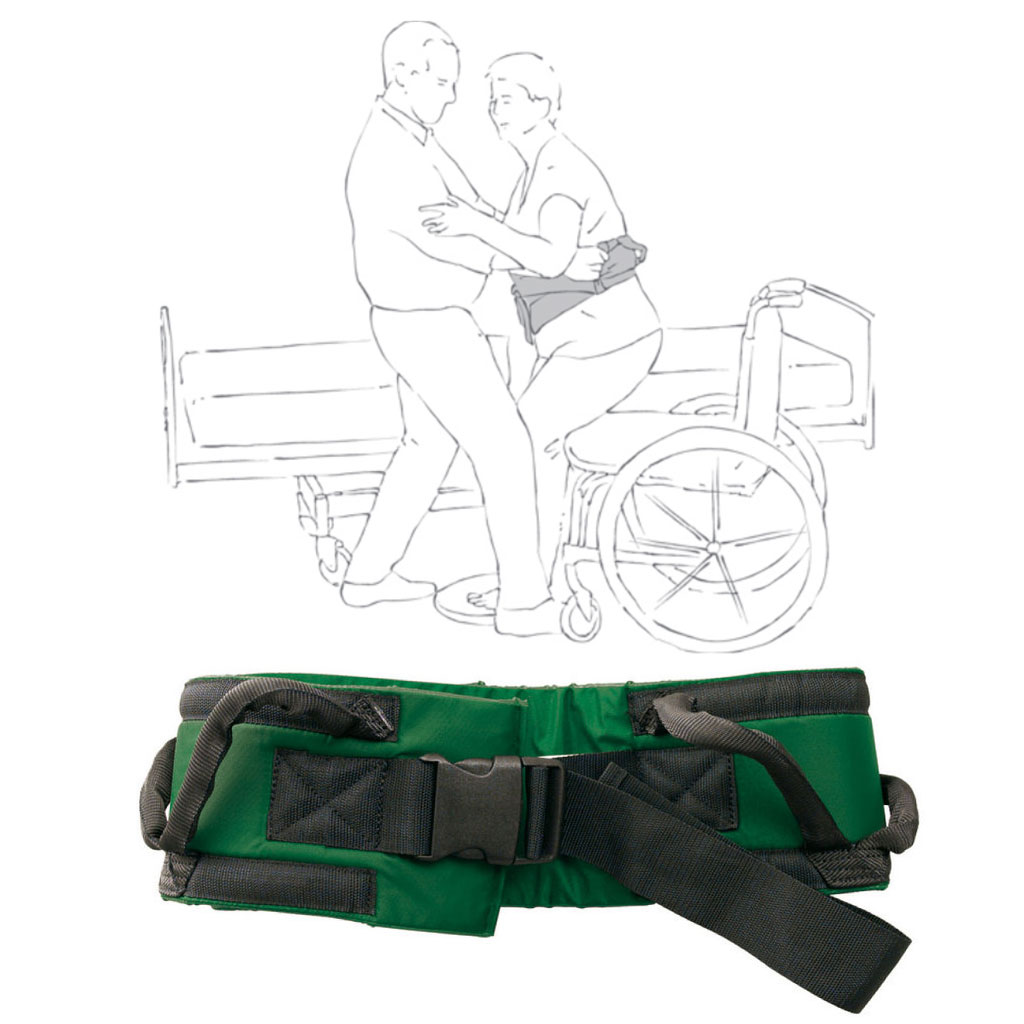 Etac SupportBelt Gr- XL- 11 Handgriffe (X-Large Bundweite 130-170 cm) Breite x Lnge: 15 x 170 cm- Transfergurt- Sttzgrtel- Untersttzung fr Patient und Pflegepersonal unter Lagerungshilfen Shop > Etac