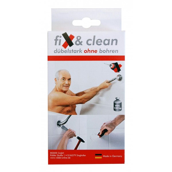 Fix und Clean- klebt wie gedbelt ! Vergessen Sie Bohrlcher in den Fliesen! unter Zubehr > Ridder