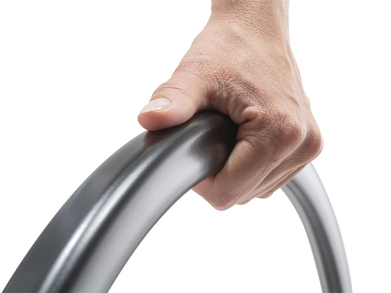 Greifreifen Carbolife Curve L- L-Profil-Form mit maximaler Grifffläche für Hand und Daumen- für Alber e-motion M25 (nur Bestellung als Aufpreis zusammen mit neuem E-Motion möglich) unter Rollstuhl Zubehörteile > Alber