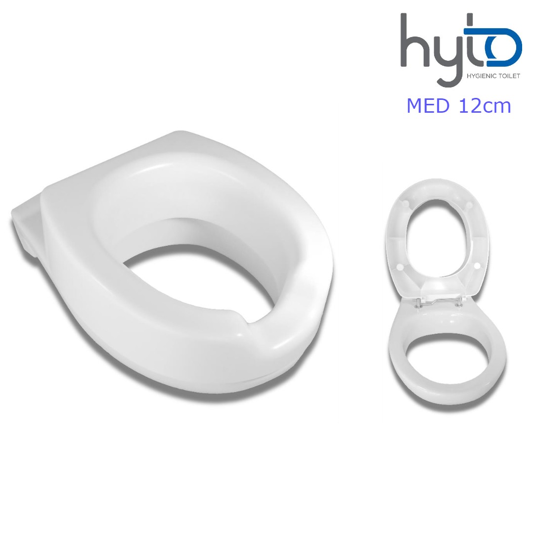 HYTO MED + HYTO SAN- Toilettensitzerhhung 12cm und Toilettensitz mit Deckel (Kombi Angebot)