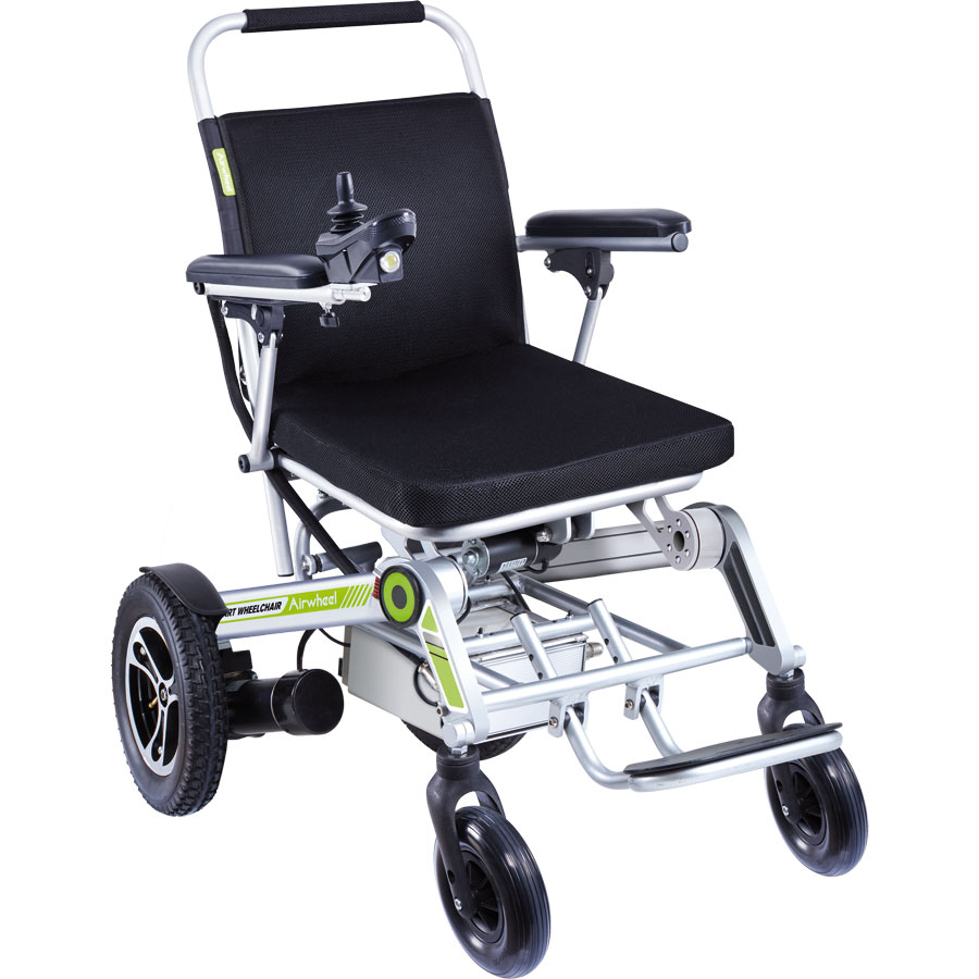 MIETEN: Airwheel Smarty RWD 6 km-h Reise-Elektro-Rollstuhl H3T- vollautomatische Faltfunktion- Verladegewicht nur 29-5 kg (Wochenmietpauschale)