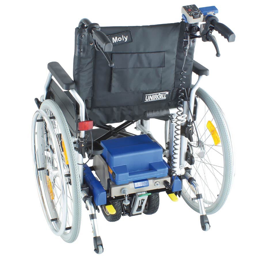 MIETEN - Uniroll Click und Go Compact Schiebehilfe- komplett mit Rollstuhl- elektrische Schiebehilfe komplett fertig montiert mit Rollstuhl unter Schiebehilfen > Mieten