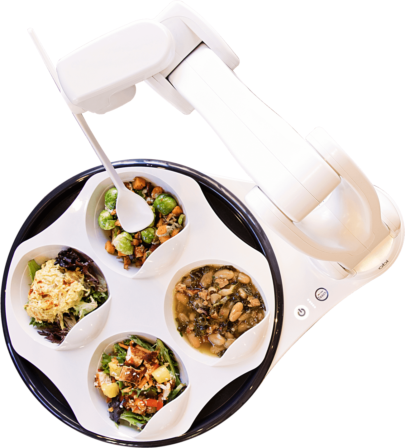 OBI Esshilfe Roboter- übernehmen Sie die Kontrolle beim essen- mobiler Essroboter-Arm komplett mit Schalen- inkl- Akku- für zu Hause oder im Restaurant unter Esshilfen und Trinkhilfen
