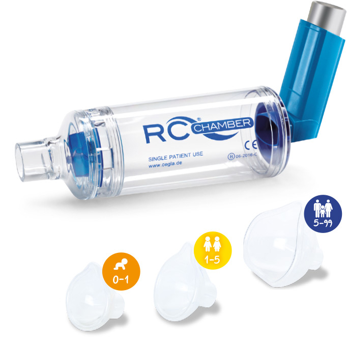 RC-Chamber- die einzige Inhalierhilfe mit einem patentierten Sicherheitskonzept! unter Inhalationstherapie Shop