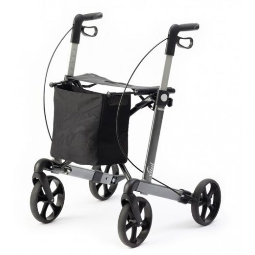 Russka Vital Classic 62 Rollator  in grau (Griffhhe 74-102cm- Sitzbreite 44-5-36cm)