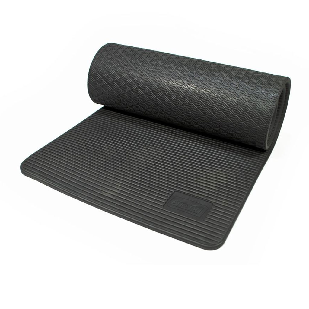 Sissel Superior Mat grau - Die Premium Matte für Fitness- Reha - Physiotherapie- Gymnastik- Yoga und Pilates- im Studio- in der Praxis und zu hause