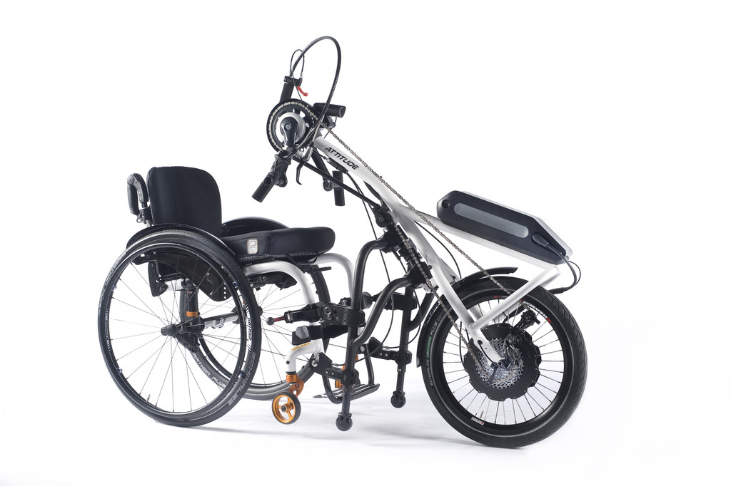 Sopur Handbike ATTITUDE Hybrid Das E-Bike für den Rollstuhl!