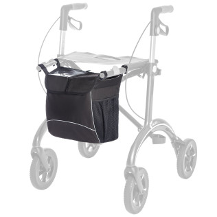 Stabile Rollator Tasche schwarz 