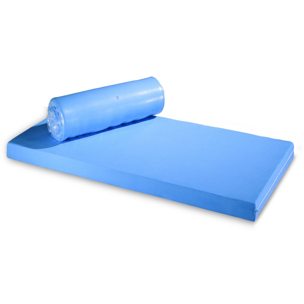Standard-Pflegematratze RG35 (90x198x12cm) Rollmatratze mit blauem Bezug unter Bettenzubehör > ADL