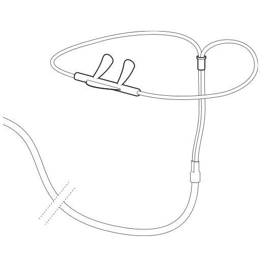 Staudruck-Nasenbrillen (P-10) Einweg-Nasenbrille für Löwenstein SOMNOcheck micro
