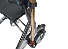 Stockhalter fr Rollator Carbon Alevo