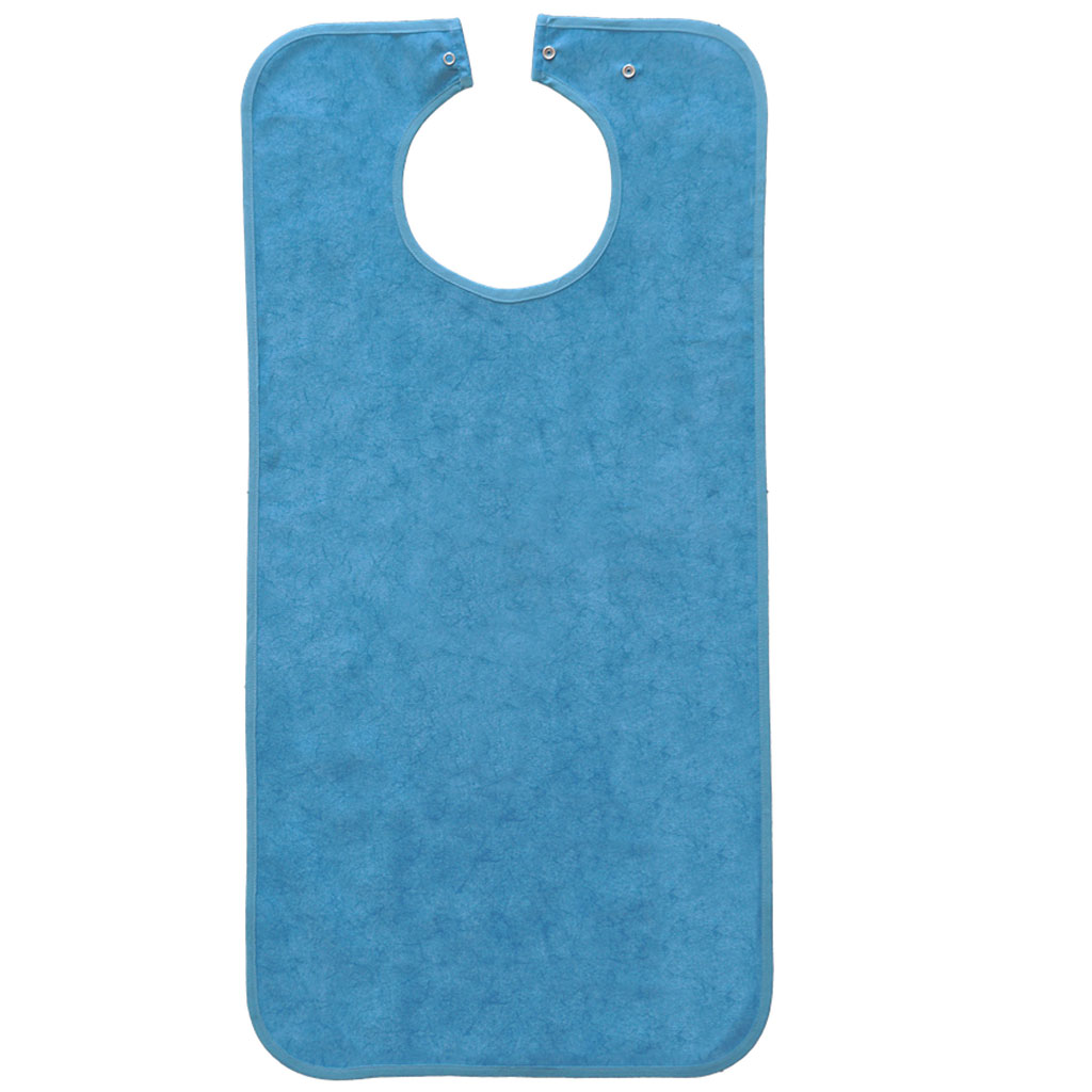 Suprima Ess-Schürze Polyester mit Druckknopfverschluss- batikblau