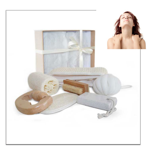 Wellness-SET für die Körpermassage-reinigung unter Entspannung & Massage